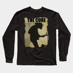 The Cure - RETRO BLACKWHITE Long Sleeve T-Shirt